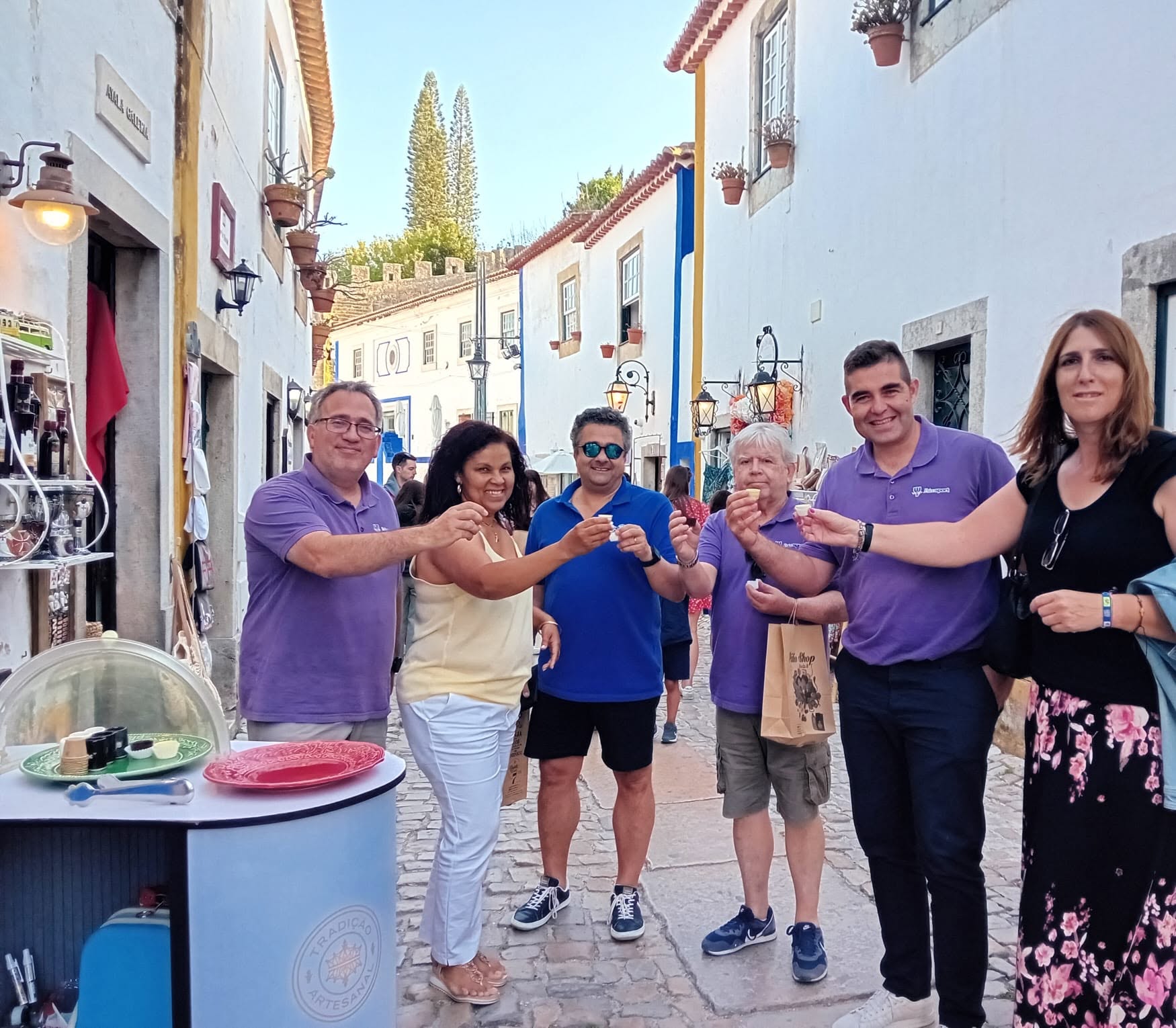 Visita cultural a Óbidos durant la 1a Trobada Transnacional PSYCOACH